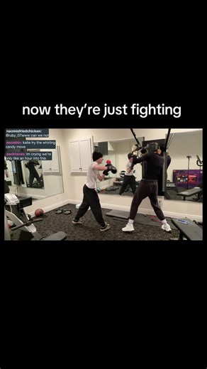 i don’t know if that’s allowed @Katie #katieb #boxing | katie b training
