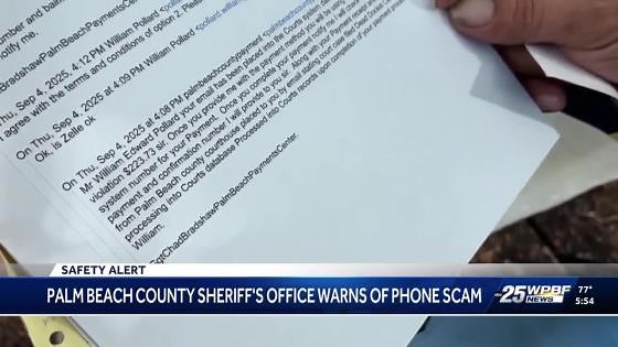 Scammers posing as Deputies in Palm Beach County warrant phone scam