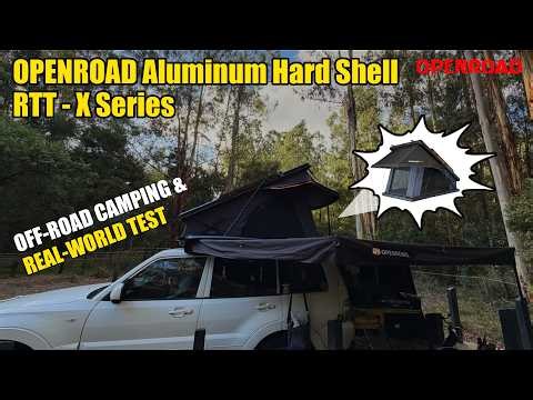 OPENROAD Aluminum Hard Shell Roof Top Tent X Series | Real Camping Test, Setup & Honest Review