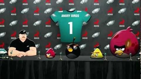 Angry Birds join Philadelphia Eagles