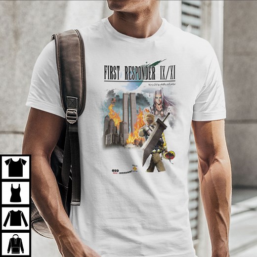 First Responder 911 Final Fantasy Shirt First Responder IX/XI