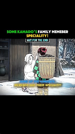 Some of the kamado's family member speciality 🥶💀 #anime #demonslayer #shorts