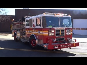 Camden Fire Department Engine 1 Responding