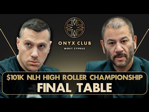 $1,500,000 for 1st! | $101,000 NLH High Roller Championship | FINAL TABLE | Onyx Club