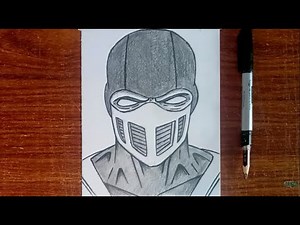 How to Draw Sub-Zero Easy | Step-by-Step Mortal Kombat Drawing for Beginners