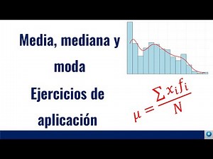 5. Ejercicios de MEDIA, MEDIANA y MODA Resueltos Paso a Paso | Datos NO AGRUPADOS
