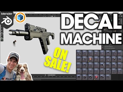 Quickly Adding Detail to 3D Models in Blender with DECAL MACHINE!
