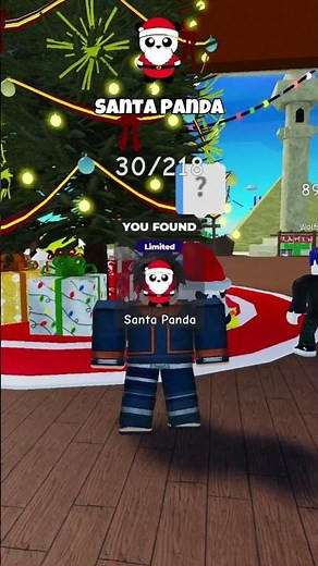 How to Find Santa Panda in Find The Pandas - Roblox