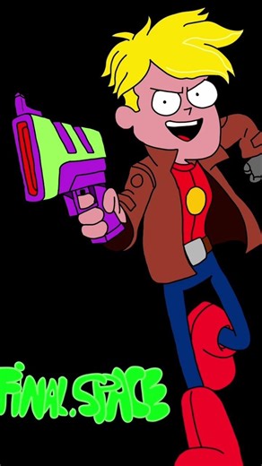 A digital drawing of Gary from Final space