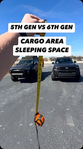 For those of you who like sleep in the back of your 5th Gen 4Runner on something like a Luno, like me, here is a quick run down of the practical dimensions on both specifically with car camping in mind. Now overall in my honest opinion, the 5th gen is definitely a little more comfortable and easier to work with just because of that added 4 inches of depth. However it is only 4 inches we’re talking about so for some people on the shorter side this might not matter. It is also worth nothing that t