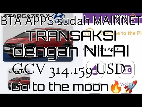 TODAY'S PI NETWORK INFO // BTA APPS is already MAINNET_TRANSACTION with GCV VALUE_314,159 USD🔥🚀