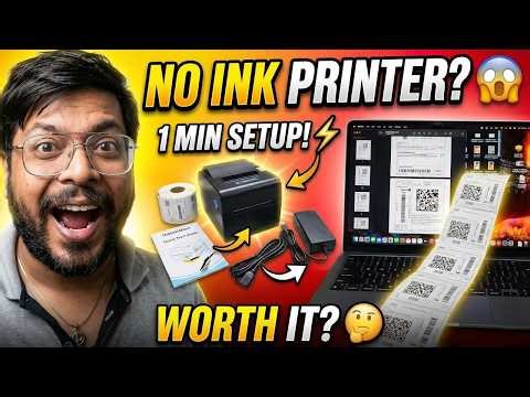 Thermal Printer Unboxing 😱 | Setup + Use Guide (Beginner Friendly)