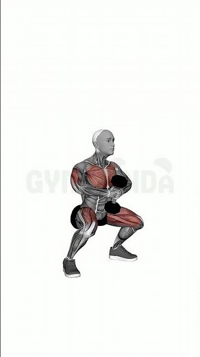 Dumbbell front squat - Perfect Form Guide #shorts