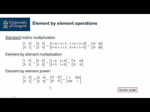009 - MATLAB Matrices： Manipulate Matrices