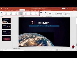 🎬 MS PowerPoint – Animation Tab | Add Animations to Slides (English)