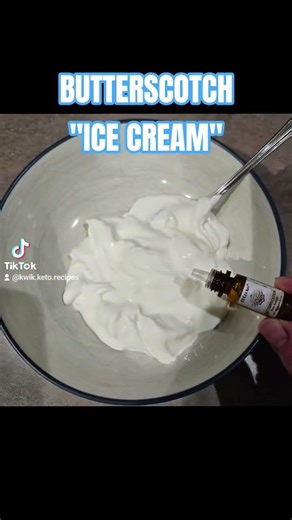 Butterscotch "Ice Cream" #butterscotch #icecream #ketodiet
