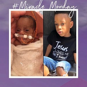It’s #MIRACLEMONDAY! Meet Jaxson! @jaxsonsmiracle @themiraclewife August 2015 vs. August 2019 This time 4 years ago Jaxson’s health required a lot of care and prayer. He needed a miracle in his lungs which were slow to develop and he needed oxygen, support, steroids and medicine. He also had a Grade 1 brain bleed on both sides of his brain. His parents were left with daunting questions — would he ever walk? talk? have a happy and healthy life? 4 years later he is HAPPY AND HEALTHY AND FULL OF LI
