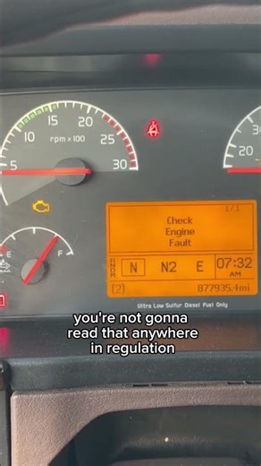 DOT Roadside Inspection: Is a Check Engine Light a Violation?