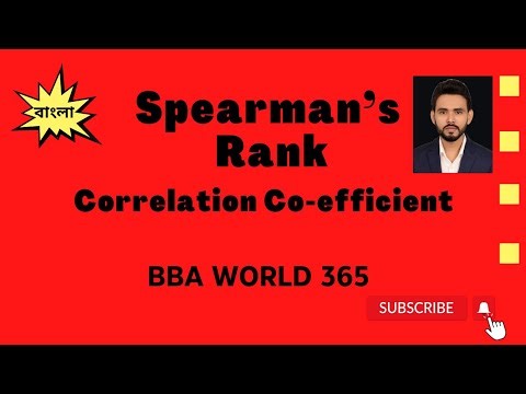 Spearman's Rank Correlation Coefficient