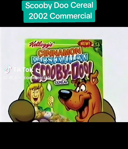 Scooby Doo Cereal 2002 Commercial Nostalgia