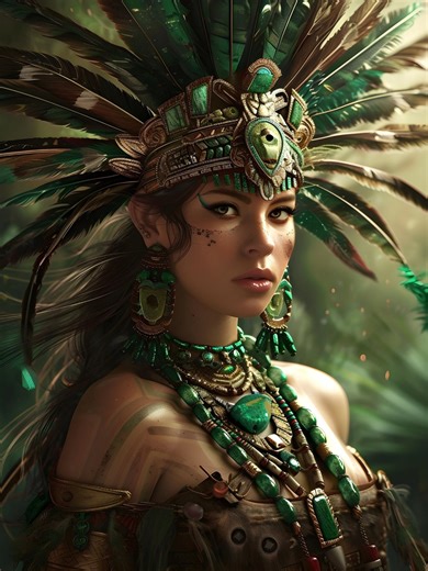 Aztec Warrior Queen Art Print: Mesoamerican History Poster (5 PNG Files Included) - Etsy Ireland