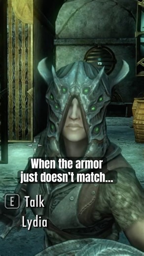 Do you think Lydia enjoys the falmer armour? #skyrim #elderscrolls #gaming