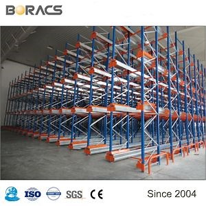 [Hot Item] Heavy Duty Drive-in Shuttle Pallet Racks /Metal Galvanized Pallet Racking for Outdoor Use
