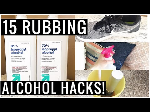 How to Clean and Sanitize Your Home with RUBBING ALCOHOL (AMAZING HACKS to Make Life EASIER!!)