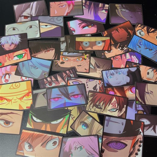 Anime Eye Stickers, 1-50 Pc Assorted Anime Waterproof Vinyl Stickers for Water Bottle, Laptop, Phone Case, Vinyl Anime Sticker, Gift - Etsy