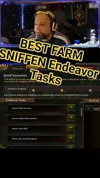 BEST FARM SNIFFEN Endeavor Tasks #wow #shorts #warcraft