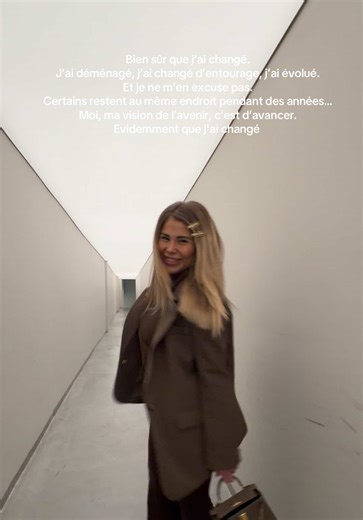 Bien sûr que j’ai changé. J’ai déménagé, j’ai changé d’entourage, j’ai évolué. Et je ne m’en excuse pas. Certains restent au même endroit pendant des années… Moi, ma vision de l’avenir, c’est d’avancer. #damso #jaichanger