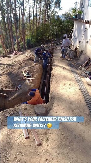 Building A Retaining Wall From Start To Finish | How To Build A #concrete #retainingwalls 💯🫡