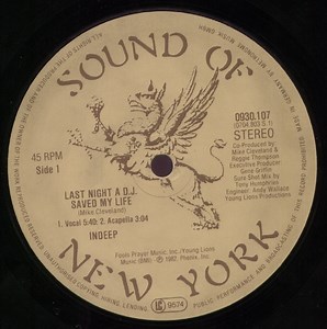 Indeep - Last Night A D.J. Saved My Life