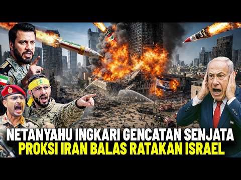 NETANYAHU VIOLATES PEACE AGREE AGAIN! Iran-Houthi-Hezbollah Ballistic Missile Attacks Shake Israel