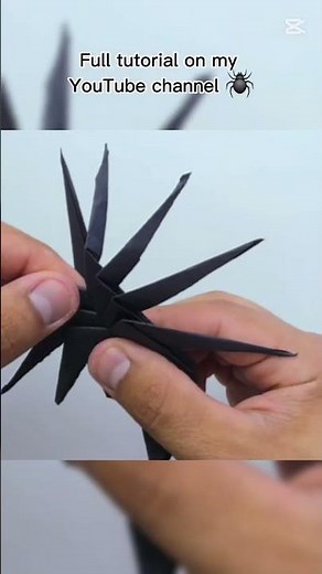 Easy Paper Spider Origami Guide