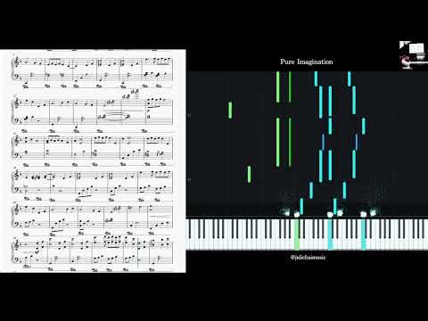 Pure Imagination - Willy Wonka [Piano Tutorial/Sheet Music]
