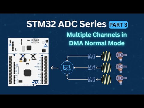 STM32 ADC Tutorial (Part 3): How to Read Multiple Channels using DMA Normal Mode
