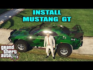 Techno Gamerz Latest Mustang GT Car Mod In GTA V | By ShahidTheGamer