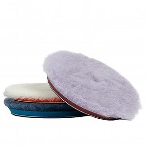 SGCB Pro 5" Wool Buffing Pads 3Pcs - Coarse, Medium, Light Cutting Car Wool Polishing Pads for 5 Inch Car Polisher Compounding