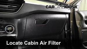 Cabin Air Filter Replacement: 2020 Ford Escape SE 1.5L 3 Cyl. Turbo