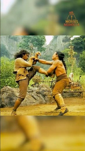 कुश्ती की चुनौती में उतरा गाँव का लड़का | English Movie clip Hindi Dubbed | Film story | ONG BAK |