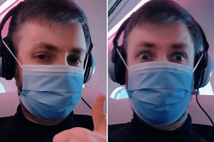 Travel expert reveals the clever face mask hack to stop it hurting when flying