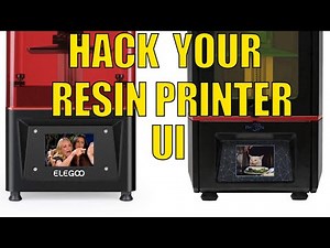 Hack your Elegoo Mars or Anycubic Photon Menu UI with this simple tool (works on most resin printer)