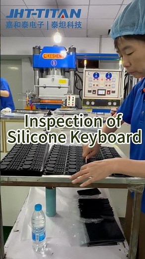 Silicone Rubber Keypad Manufacturing | Compression Molding #customkeyboard
