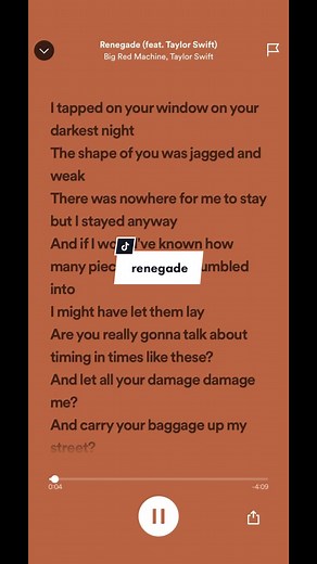 #renegade #taylorswift #swifttok #spedup #swiftie #taylorsversion #fyp #foryou #bigredmachine