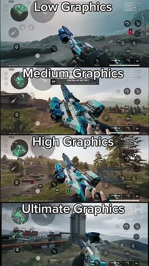 Delta Force Mobile Graphics Comparison #deltaforce #deltaforcemobile #deltaforcegame
