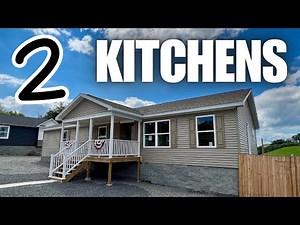 YES, a modular home w/ 2 KITCHENS but that's NOT all(must see)! Prefab House Tour