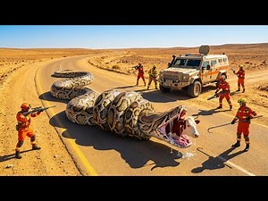 Emergency Rescue Saves Mother Cow From Deadly Giant Python 🐍🐄