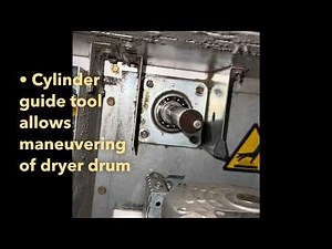 Speed Queen Dryer drum bearing replacement