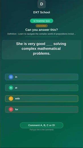 Mastering Intermediate Prepositions #Shorts
